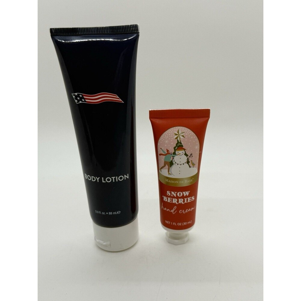 Maison De Base Snow Berries Hand Cream 1FlOz, Body Lotion 3FLOz Fluent By Voyant